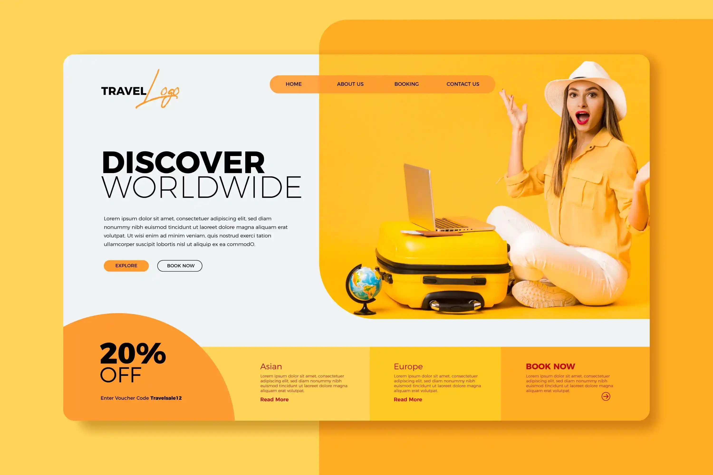 service landing page